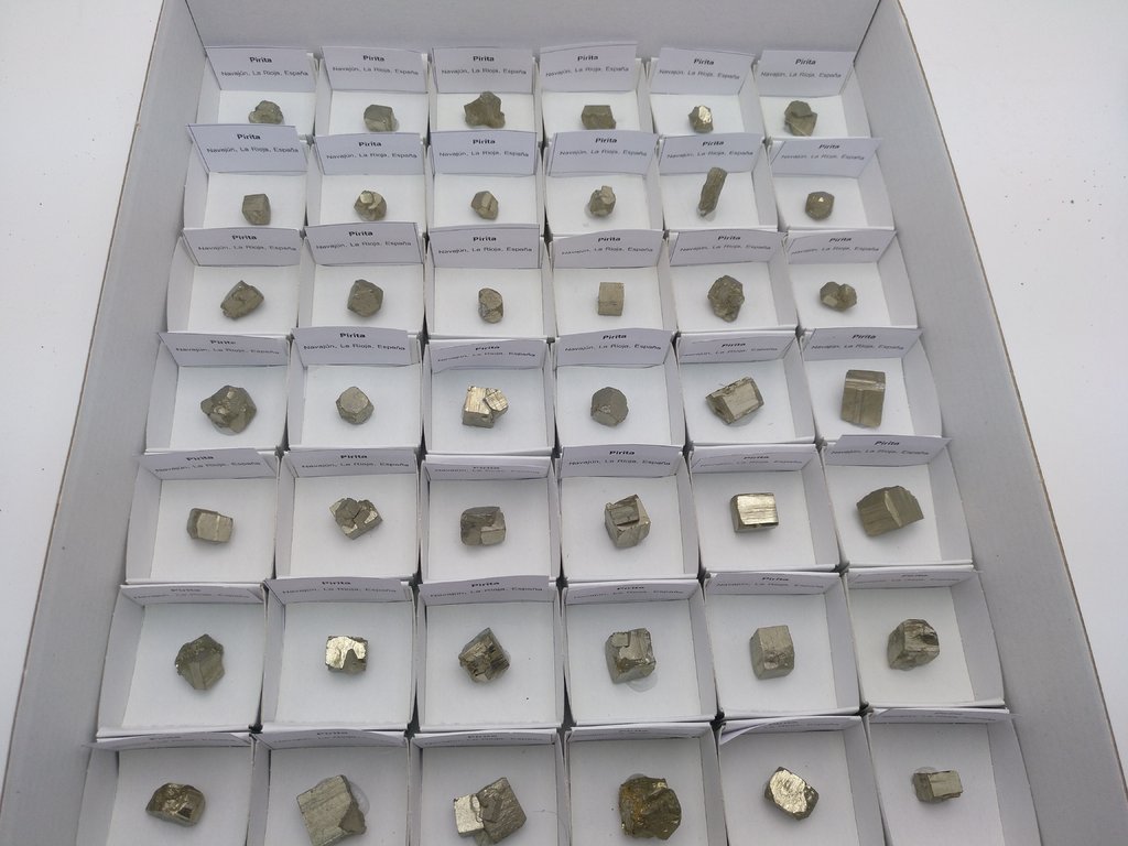 LOT OF PYRITES MINERAL FROM LA RIOJA SPAIN