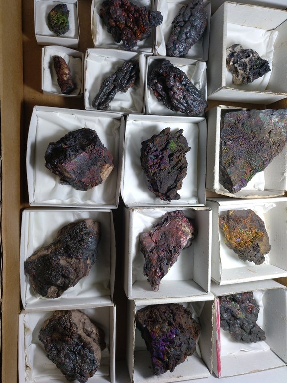 LOT OF MINERALGOETHITE MINERAL FROM THARSIS, SPAIN
